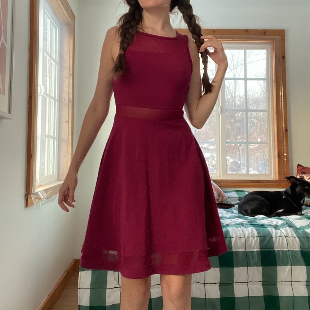Illusion A-Line Express Dress